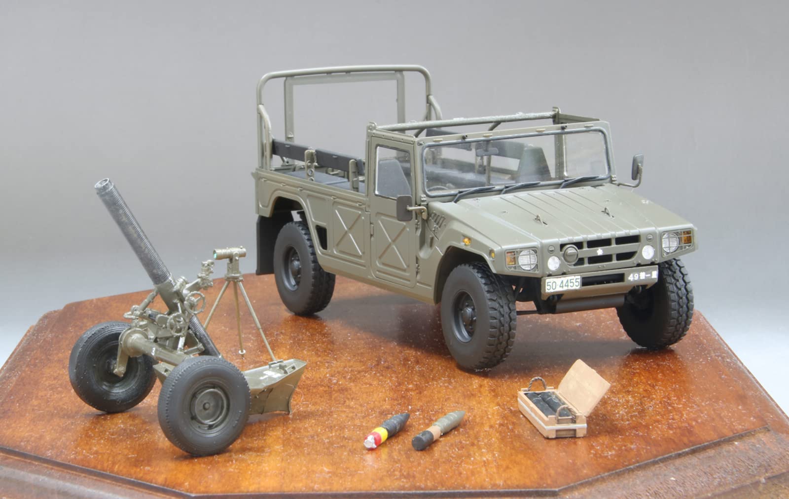 陸上自衛隊　高機動車　迫撃砲ver プラモデル　完成品 高機動車じゃない!? ファインモールドの新作自衛隊プラモ「120mm